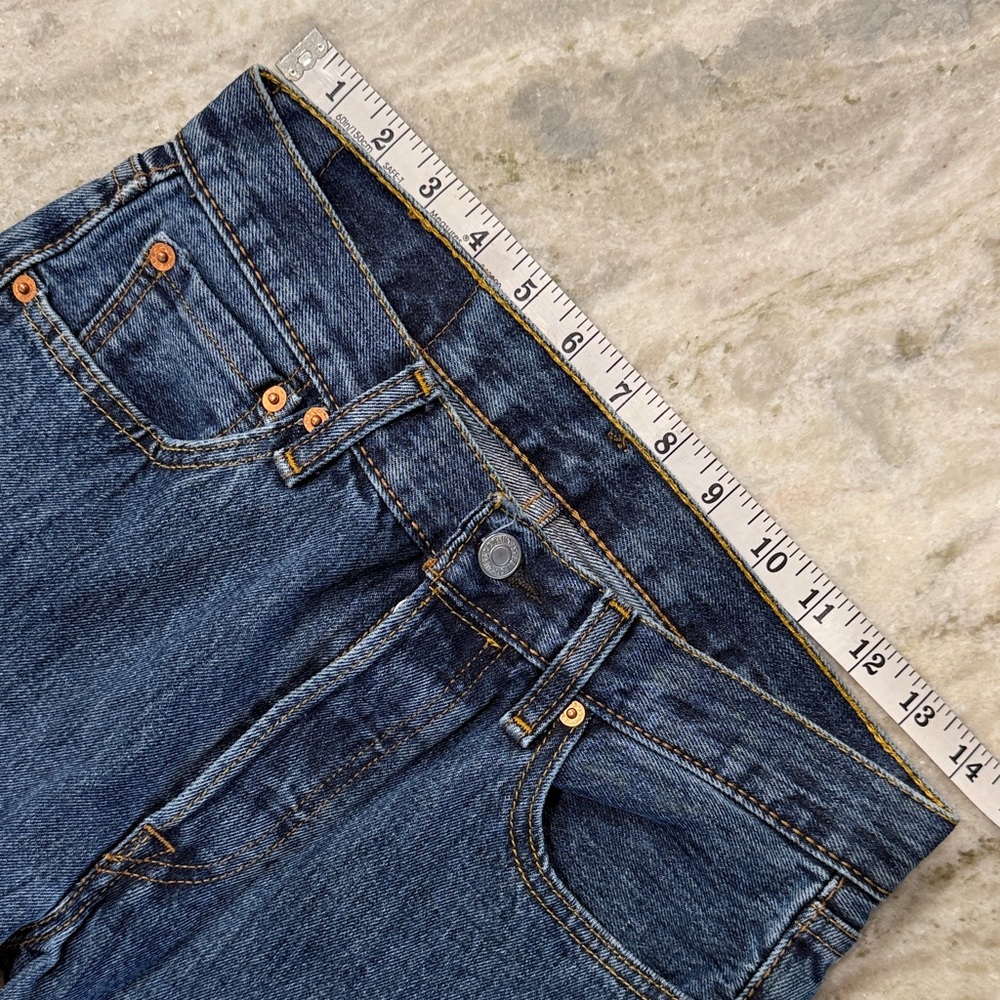 Levi's Men's Dark Blue Straight Jeans - Picture 4 of 5